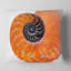 Coussin orange Nautilus - imprimé abstrait-31040485-31040488