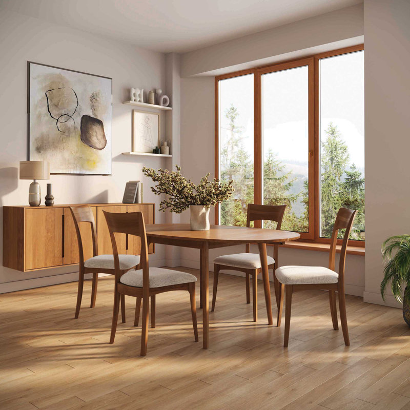 Catalina Dining - 38" x 32"/65" Drop-Leaf Table, Natural Walnut