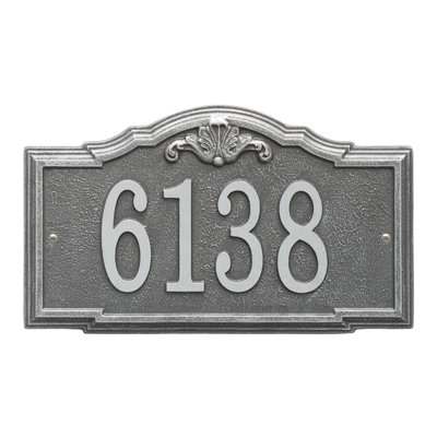 Gatewood Personalized Standard 1-Line Wall Address Plaque