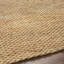 Edgemere Solid Color Hand Braided Jute Area Rug in Khaki-236578644