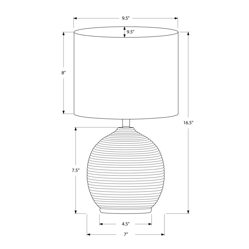 Lampe de table contemporaine en résine avec abat-jour
