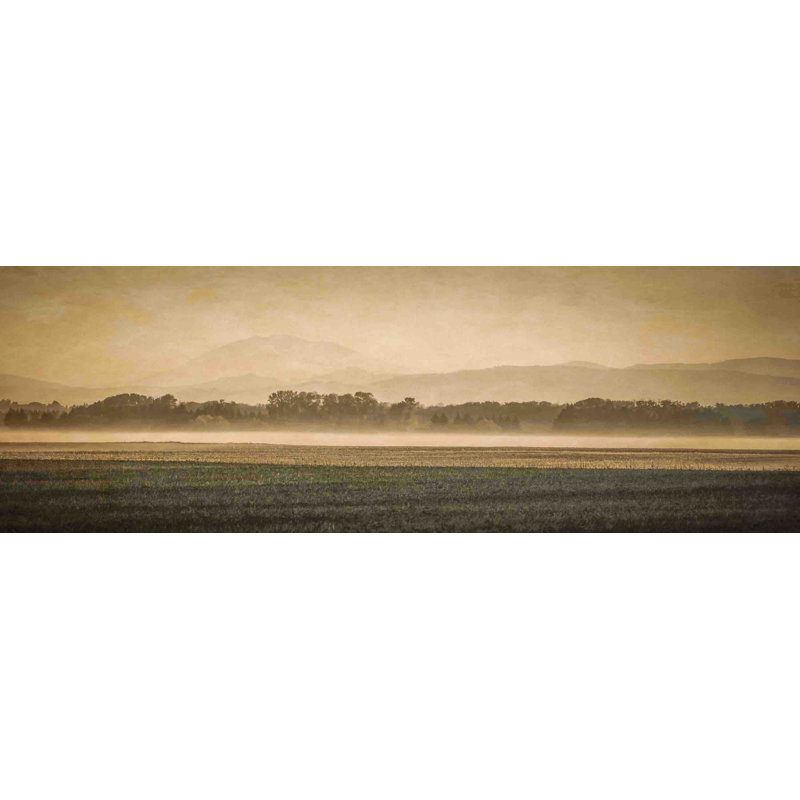 Sauvie Island Serenity by Don Schwartz - Wrapped Canvas Panoramic Print, 25cm H x 76cm W