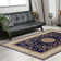 Keasey 1419 Traditional Oriental Navy Area Rug