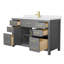 Beckett 54" Freestanding Single Bathroom Vanity with Cultured Marble Top-768606416-768606383-760643050