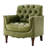 Annja 32" W Tufted Genuine Leather Armchair-121845630