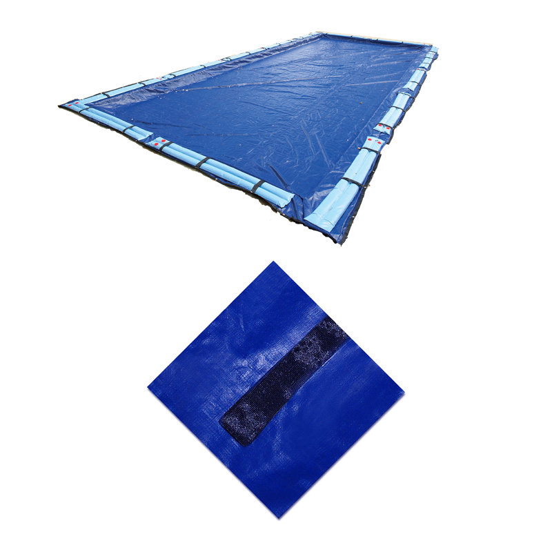 Couverture hivernale rectangulaire pour piscine creusée 15 ans, 12 pi x 24 pi