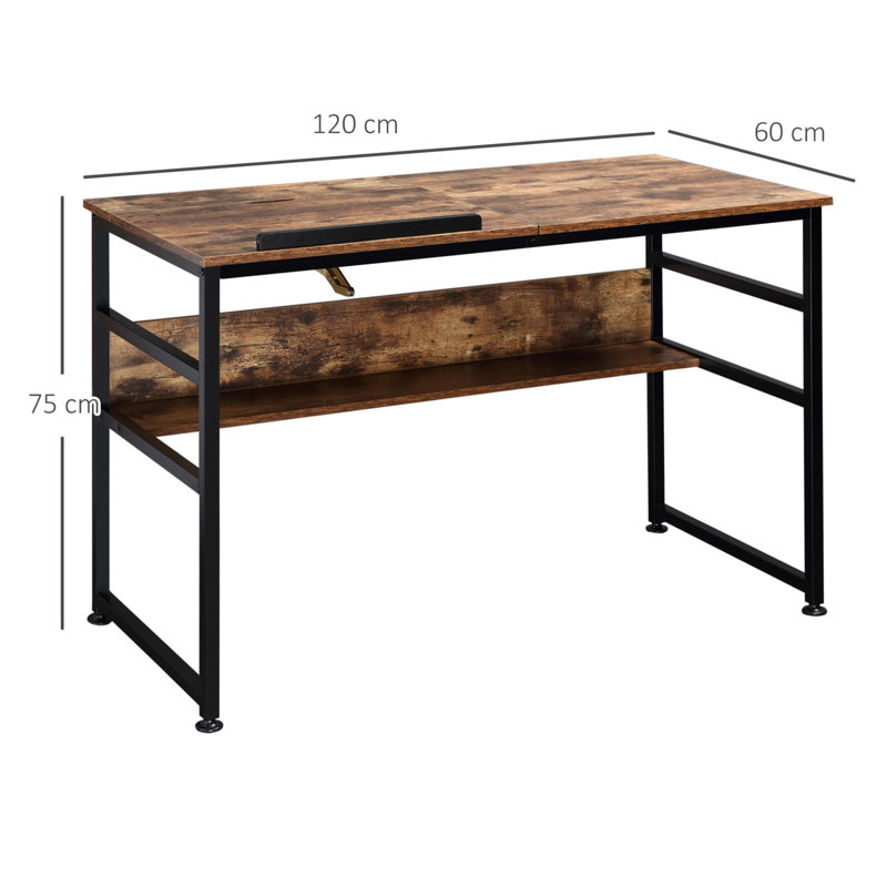 Metal Base Drafting Table