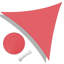 Toile d'ombrage triangulaire Yescom-113472280-57092702