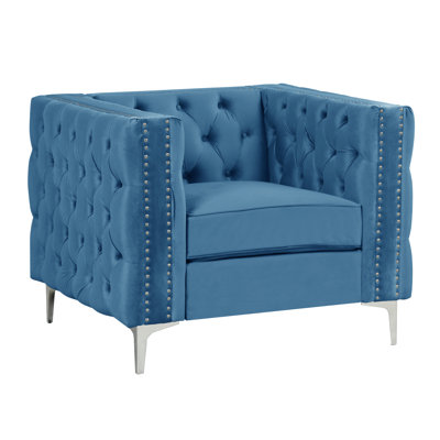 Nasteho Velvet Armchair