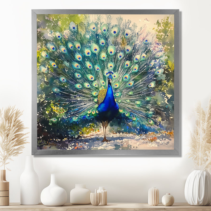 Art mural sur toile Hammack, H 30 po x l 30 po, Picture Framed Print, Argent argent