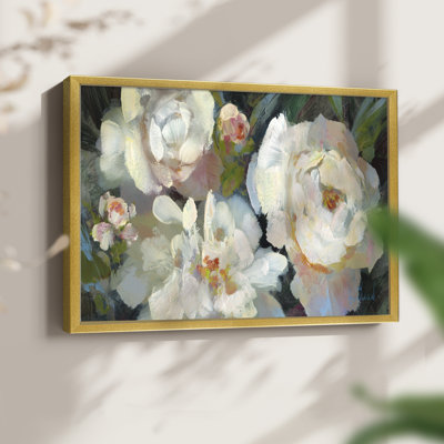 Trio de pivoines - reproduction encadrée