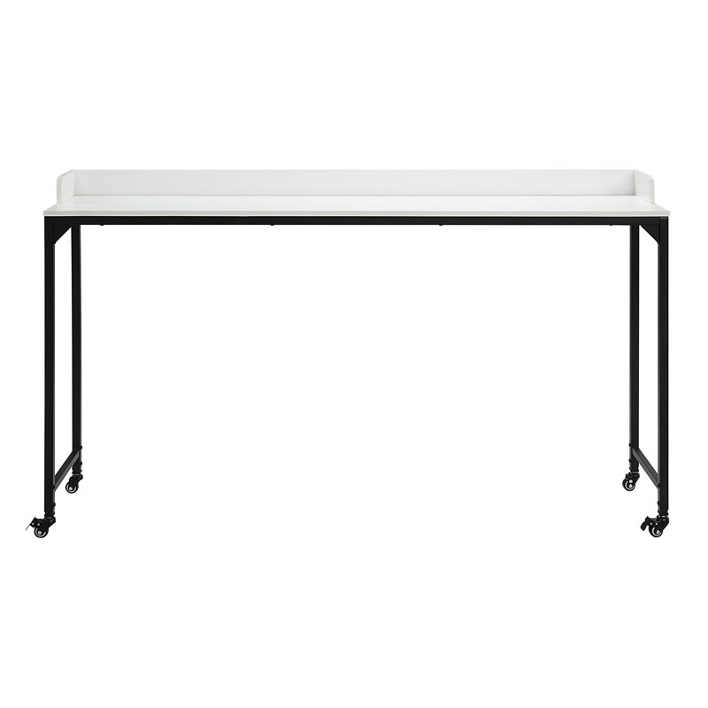 Finish Multipurpose Over The Bed Desk With Adjustable Height (Not Including Office Chairs), White