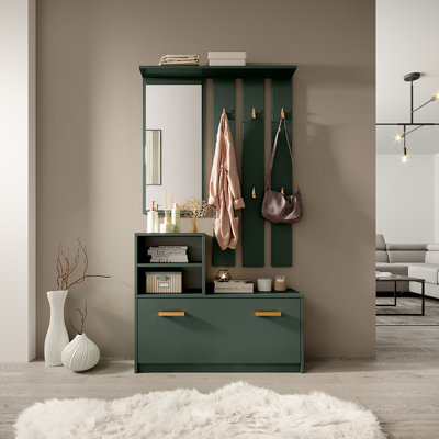 Adrea Hall Tree with Shoe Storage