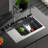 Multifunctional stainless steel sink - 29.6" extra-large double bowl design, practical for the kitchen