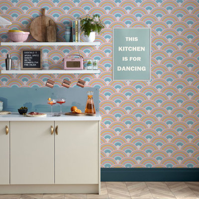 Envy Curve Geometric Wallpaper