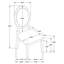 Ensemble de 2 chaises d'appoint Twyla