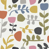 Juni Multicolor Abstract Tulips Wallpaper
