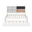 Lit de jour double avec tablettes de rangement, tableau noir, tableau de liège, ports USB et lit gigogne-1181893185
