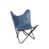 Fauteuil papillon bleu fait à la main sélectionné