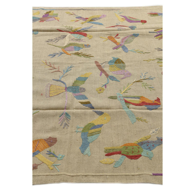 6 Ft Square Perry Cream Rug