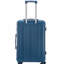 20 po / 24 po / 28 po 3 pièces / ensemble en valise à roulettes ABS, valise de cabine, couleur assortie, serrure à combinaison TSA (bleu foncé)