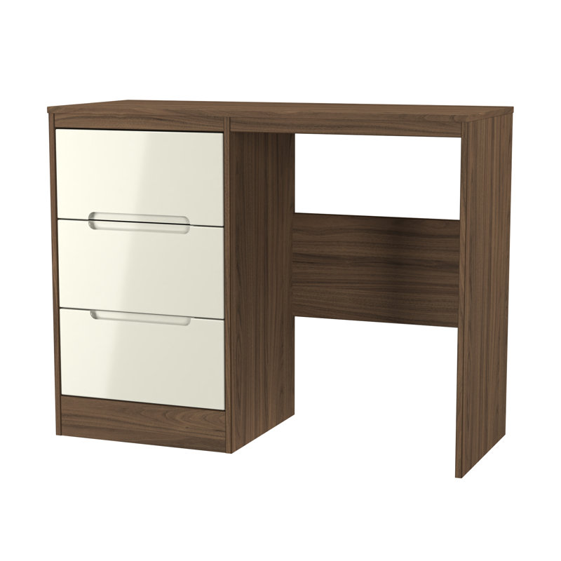 Fully Assembled Grety Dressing Table, Toronto Walnut