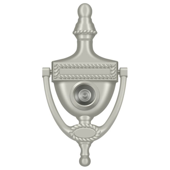 Heurtoir de porte A12B0DB4BCCE4EA584F1A9F695C5394B, corde victorienne en nickel brossé, Nickel brossé