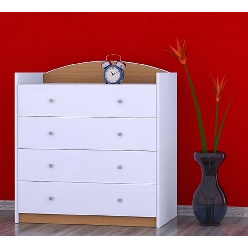 Nicklas 4 Drawer Chest, Beech