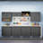 Ackron Mobile 3-Drawer Storage Cabinet on Wheels, Rolling Garage Organizer with Deep Drawers for Tool & Home Organization-543490903