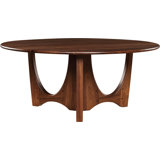 Walnut Grove Solid Wood Cross Legs Coffee Table