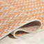Tapis intérieur / extérieur à chevrons orange / crème-69807535