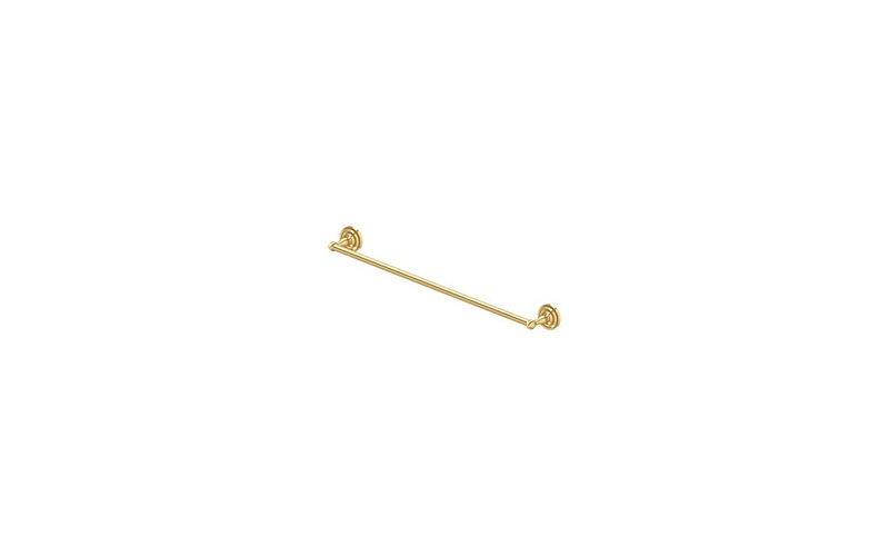 Deltana R2004-CR003 30" Center To Center R-Series Bathroom Towel Bar Single Lifetime Polished Brass