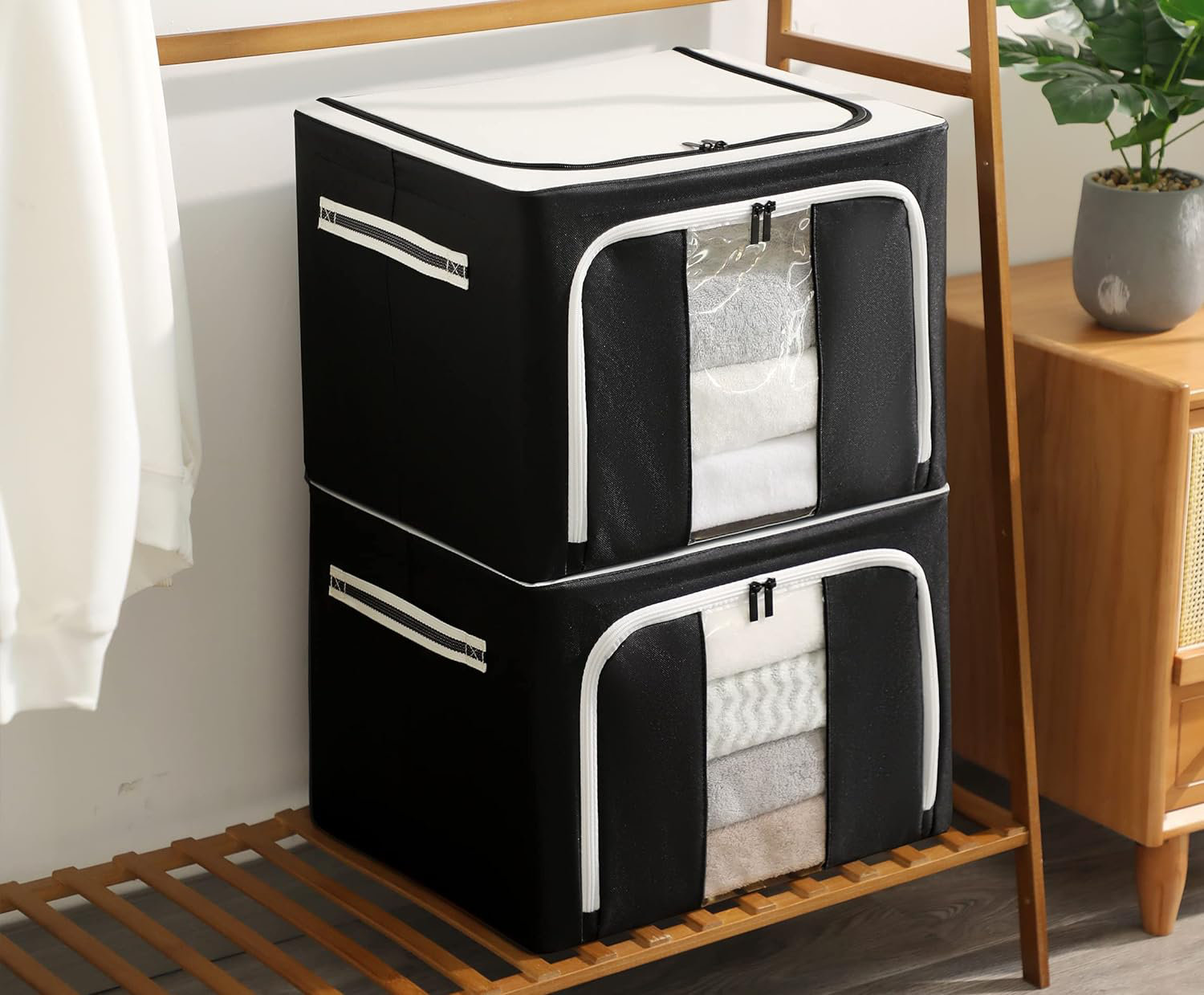 Rebrilliant Fabric Storage Bin Wayfair   Rebrilliant Fabric Storage Bin 