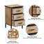 Armoire de rangement avec 3 tiroirs