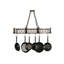 Revival Deco Oblong Handcrafted Hanging Pot Rack