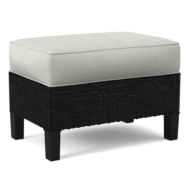 Gibraltar Ottoman, Black, Gray Sugar Performance; 0863-84
