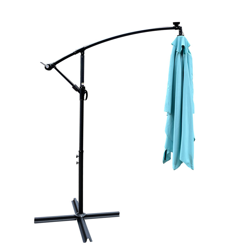 Parasol solaire à DEL pour terrasse 2X3m - Vent, eau pour terrasse extérieure avec cour et auvent 40+, Turquoise