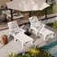 Méridienne d'extérieur en PEHD, chaises de piscine surdimensionnées en PEHD à 5 positions, chaises de piscine-798748583