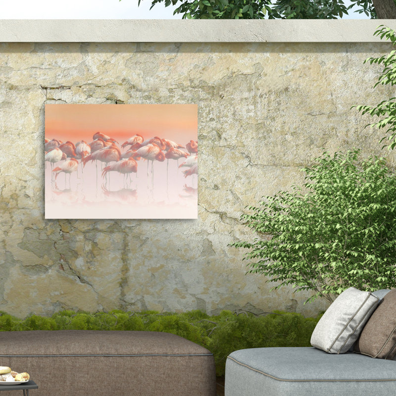 Anna Cseresnjes  La Sieste Outdoor  Canvas, H 14 po x l 19 po