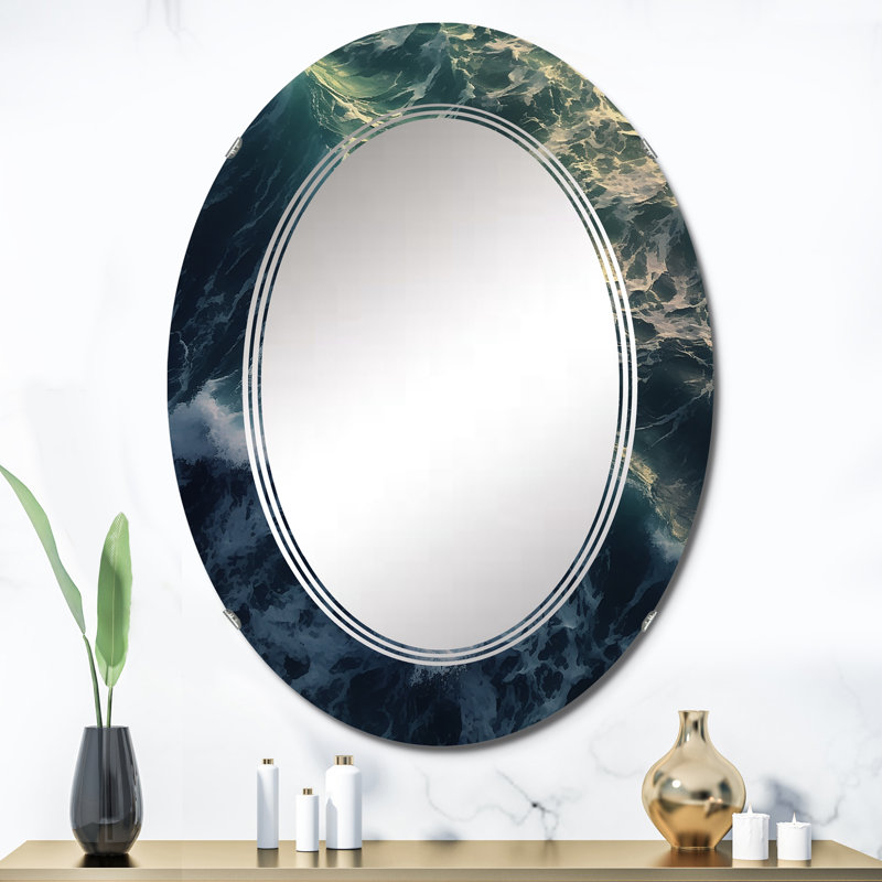 Weilers Oval Mirror, 36" x 24"