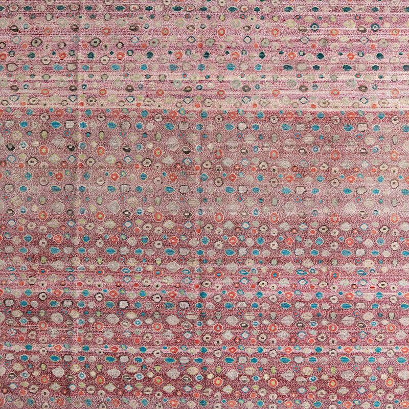 Tapis abstrait moderne 4589, Carré 6 pi