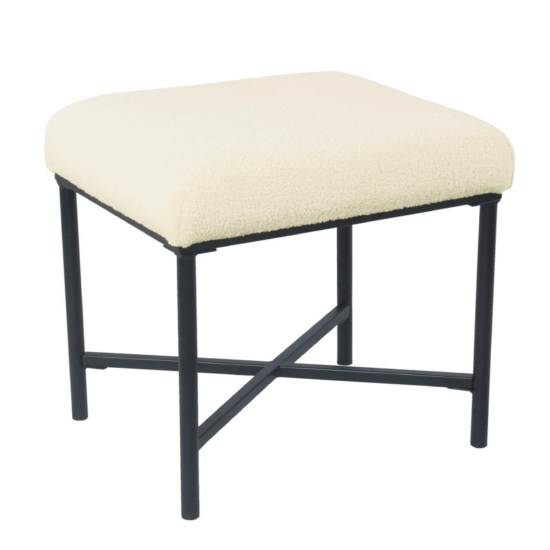 Repose-pieds Zac, 19 po, noir
