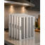 5PCS Commercial Range Hood Baffle Grease Filter, 430 Stainless Steel, 4-Groove Design, Vertical Mount, Dishwasher Safe Restaurant Vent Filter-133585204