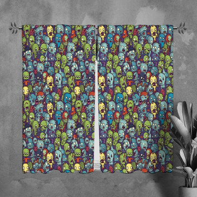 Rideaux de fenêtre Takeem Zombie