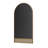 Hoxton Arch Rattan Wood Mirror-1308196198