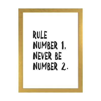 " Rule Number "
