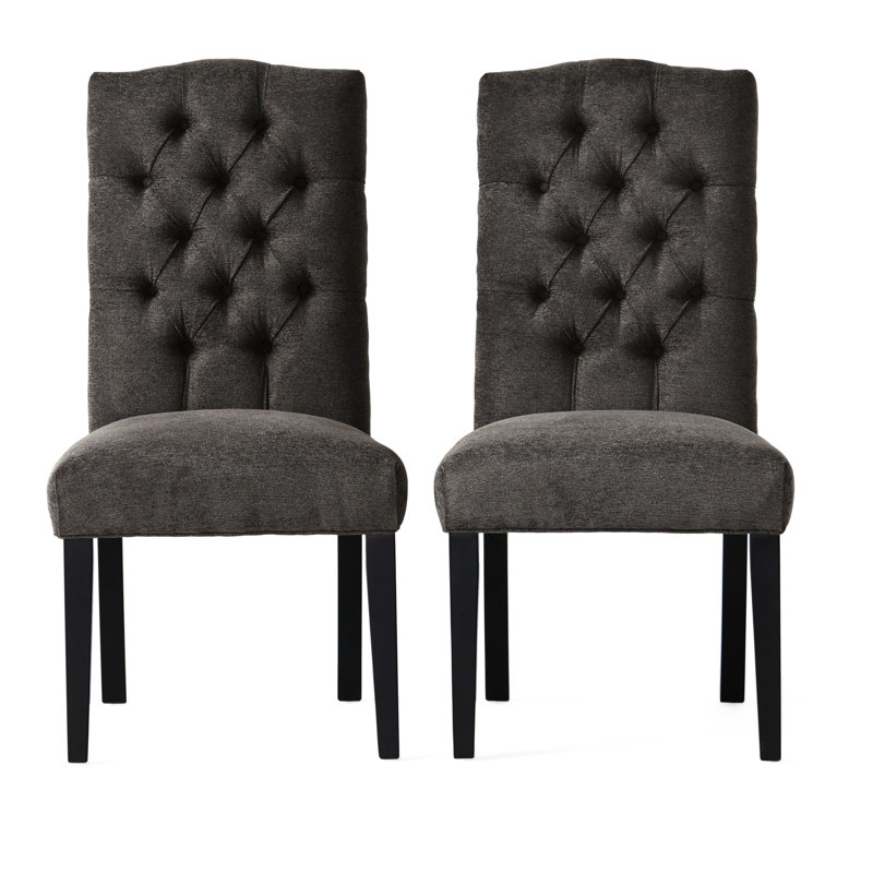 Chaises de salle à manger (2 pièces) - Gris foncé, Complement Room Style 2 Grey