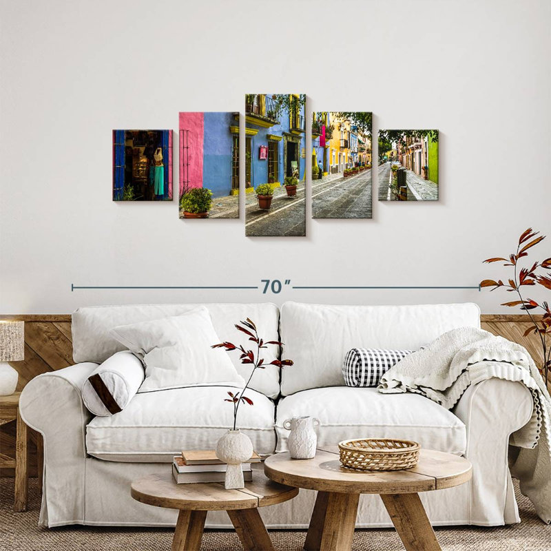 Rue mexicaine, H 24 po x l 55 po