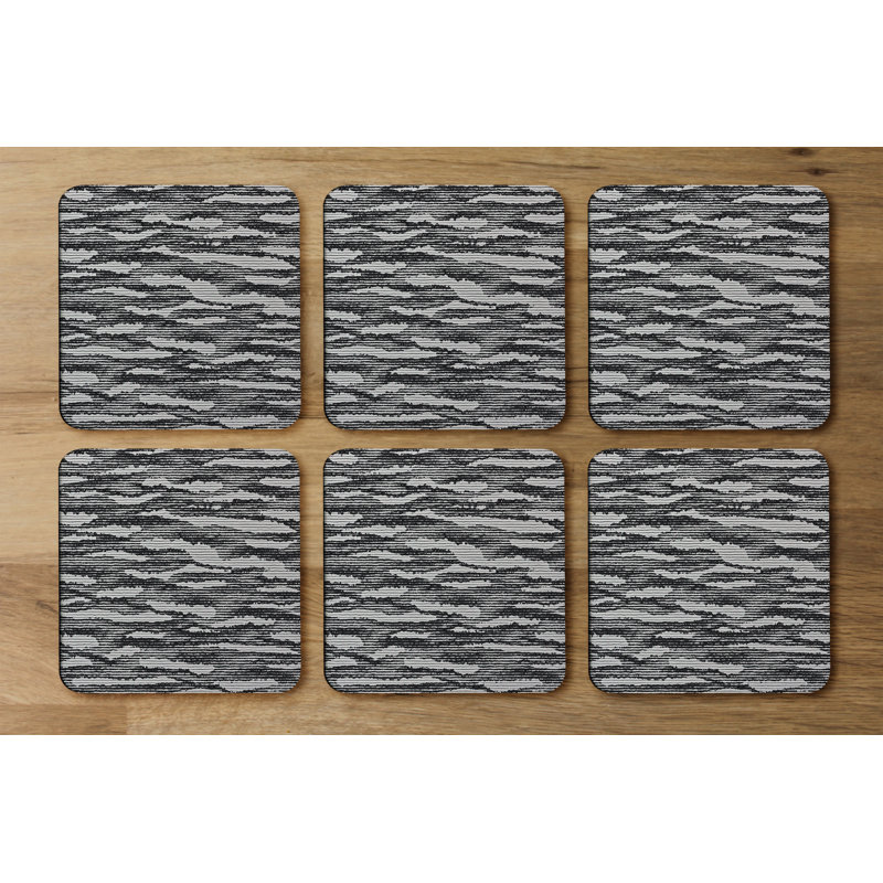 Square 6 Piece Coaster Set