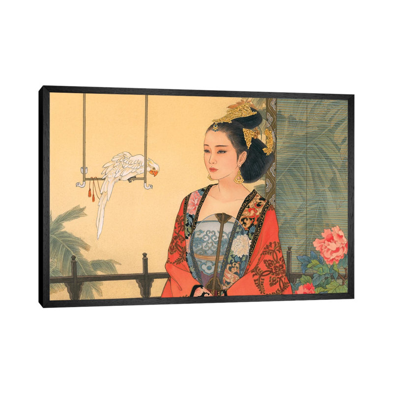 Beauty From Afar - Painting on Canvas, Black Framed, 152.5 cm H x 101.5 cm W
